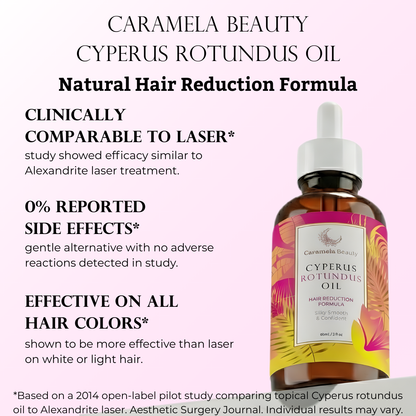 Cyperus Rotundus Oil for Hair Reduction